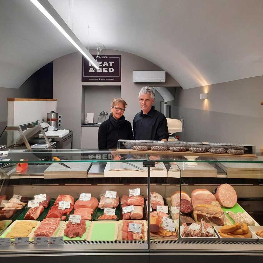 Stalder Meat & Bed Bed and Breakfast Muralto Exteriör bild